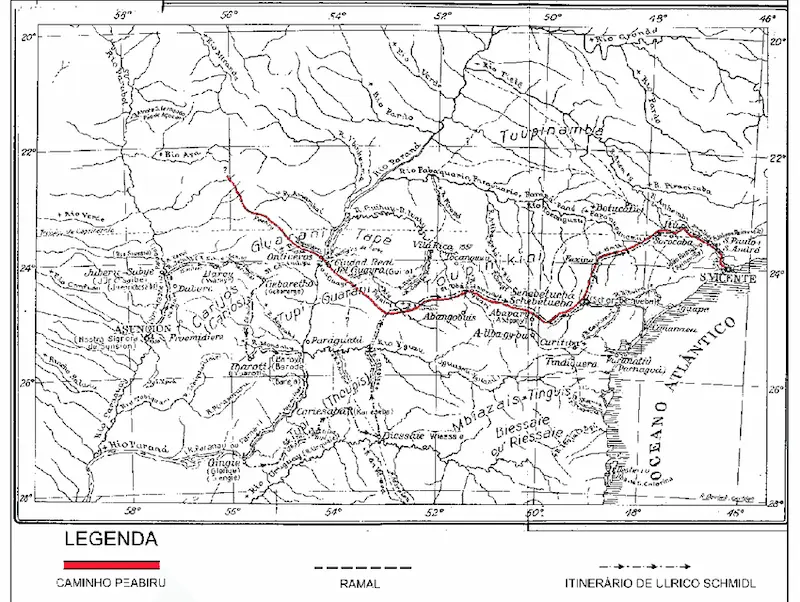 Caminho do Peabiru — rota ancestral.