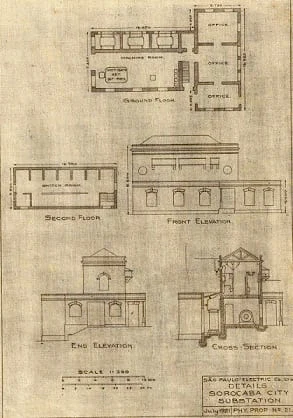 Subestação de Sorocaba (1921).
