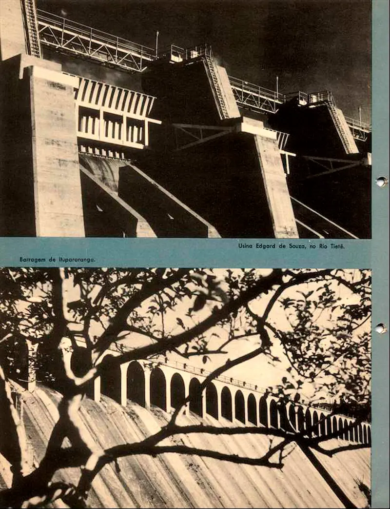 Usina Edgard de Souza e Barragem de Itupararanga (anos 1950).